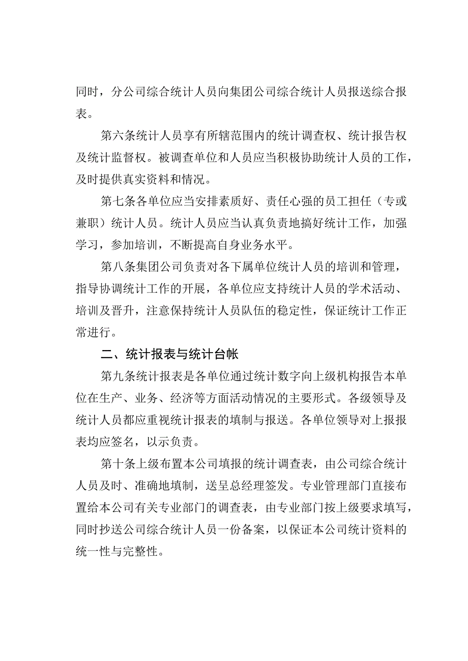 某某矿业集团公司统计工作细则.docx_第2页