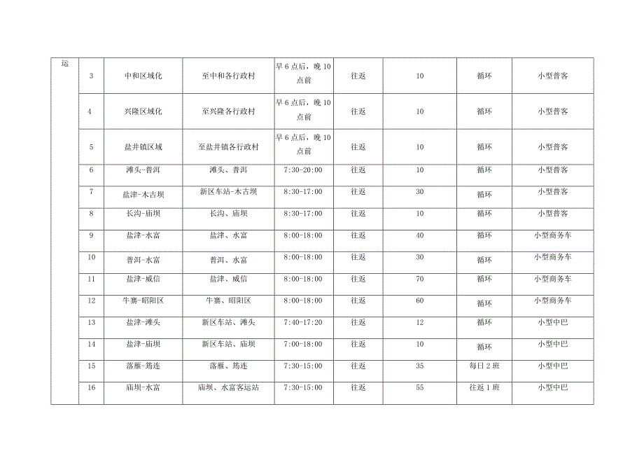 盐津安达公共交通汽车运输有限责任公司车辆运营服务表.docx_第2页