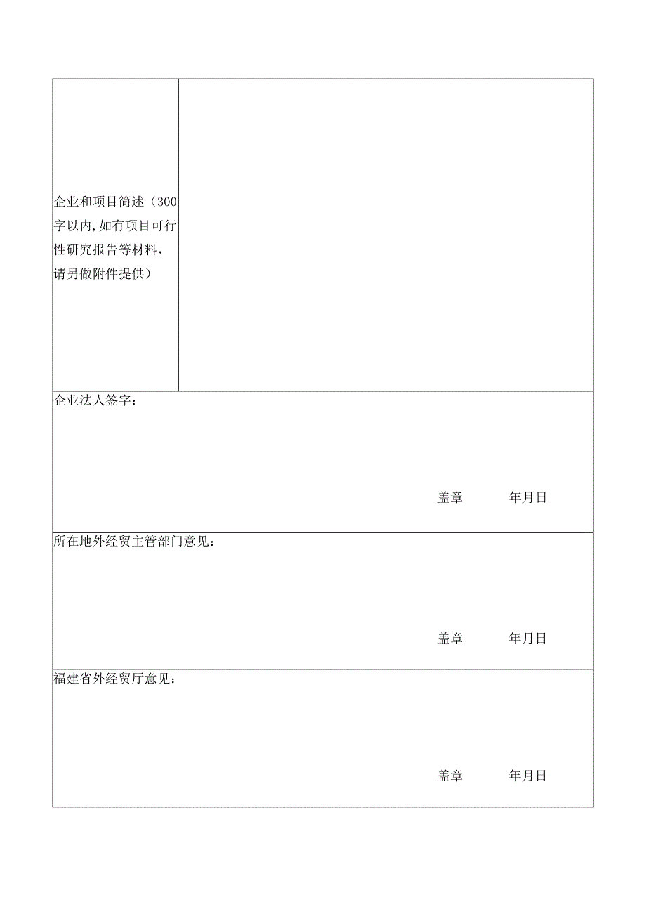 福建省外经贸厅中国进出口银行福建省分行支持服务贸易重点企业和项目申报表.docx_第2页