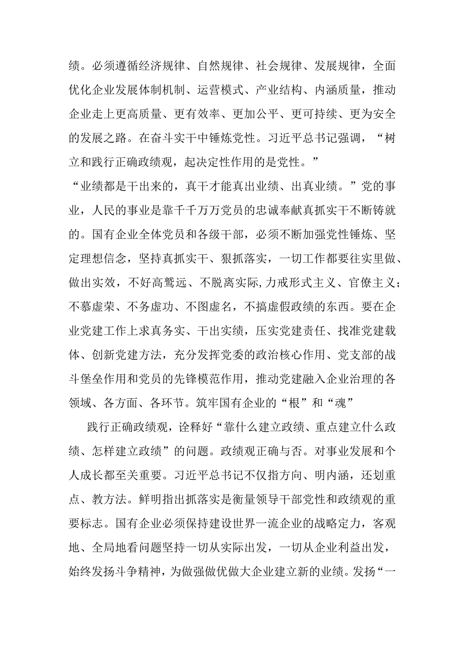 第二批主题教育专题党课：深入开展主题教育 更加坚定践行正确政绩观.docx_第3页