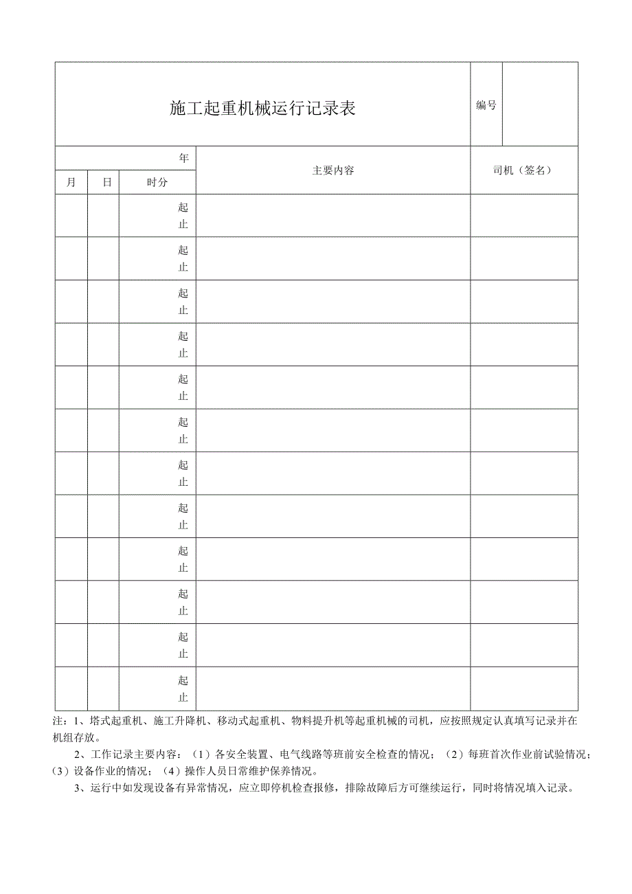 起重机械运行记录表.docx_第3页