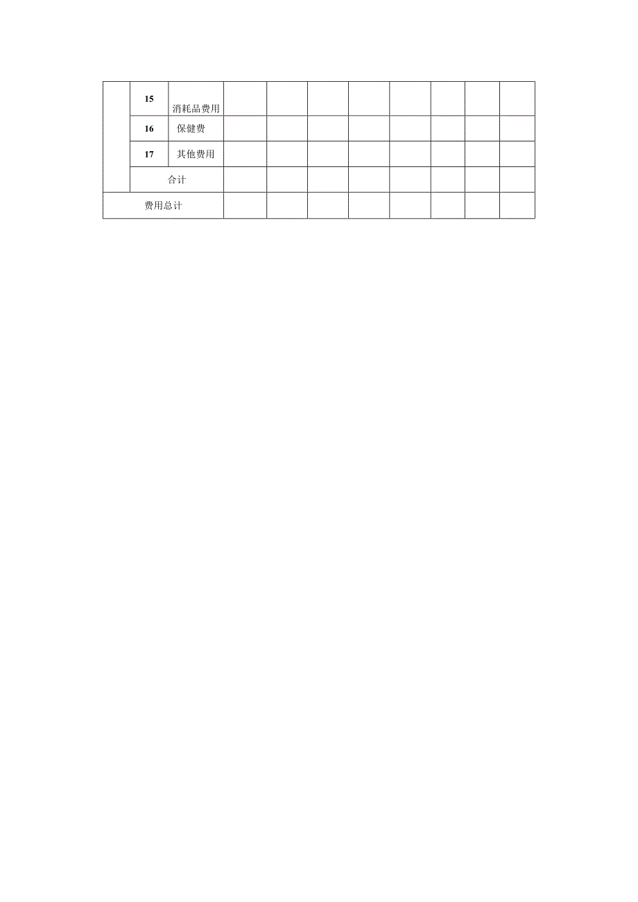 行政费用预算计划表.docx_第2页