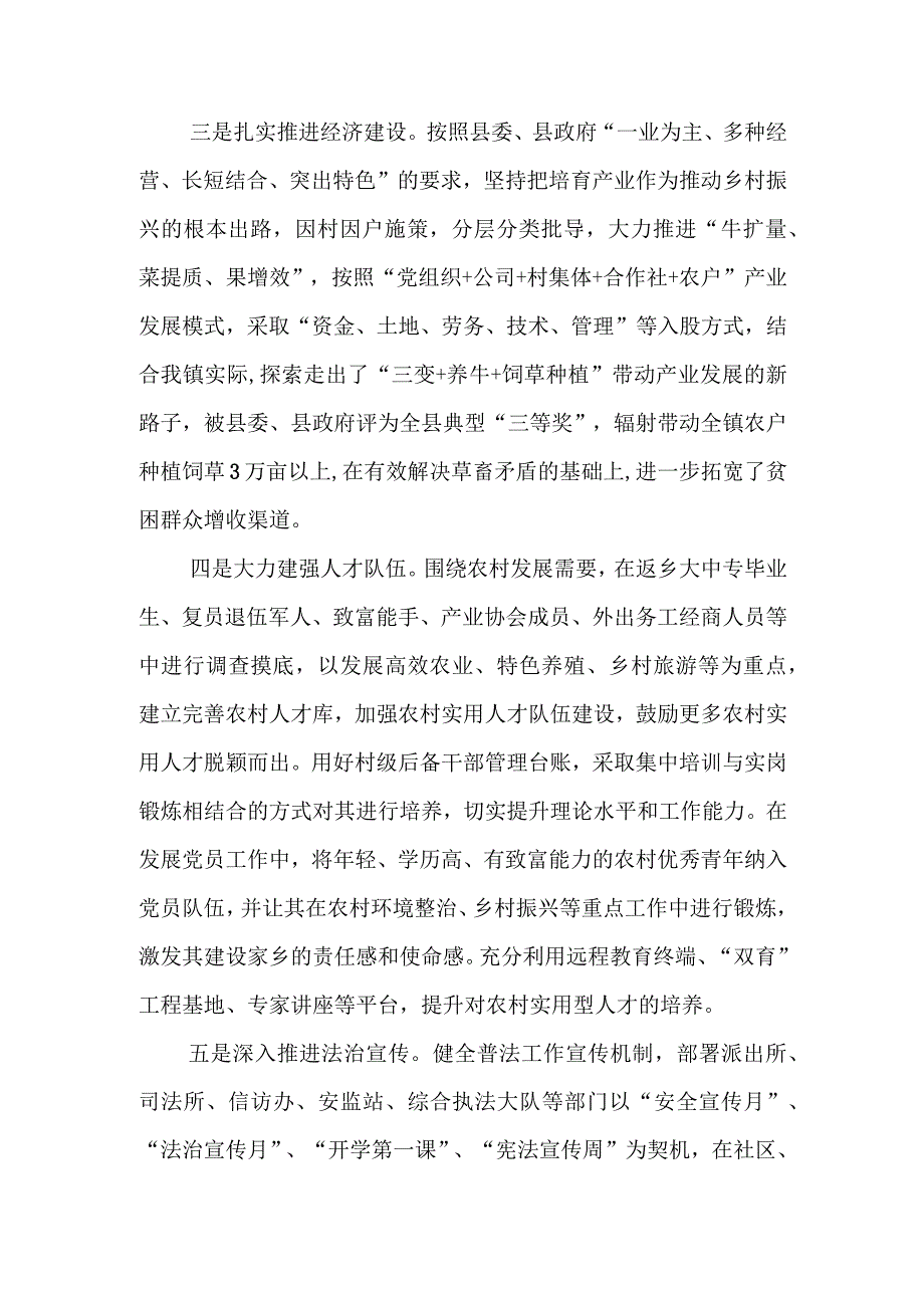 乡镇党委书记2023年述学述职述廉报告.docx_第3页