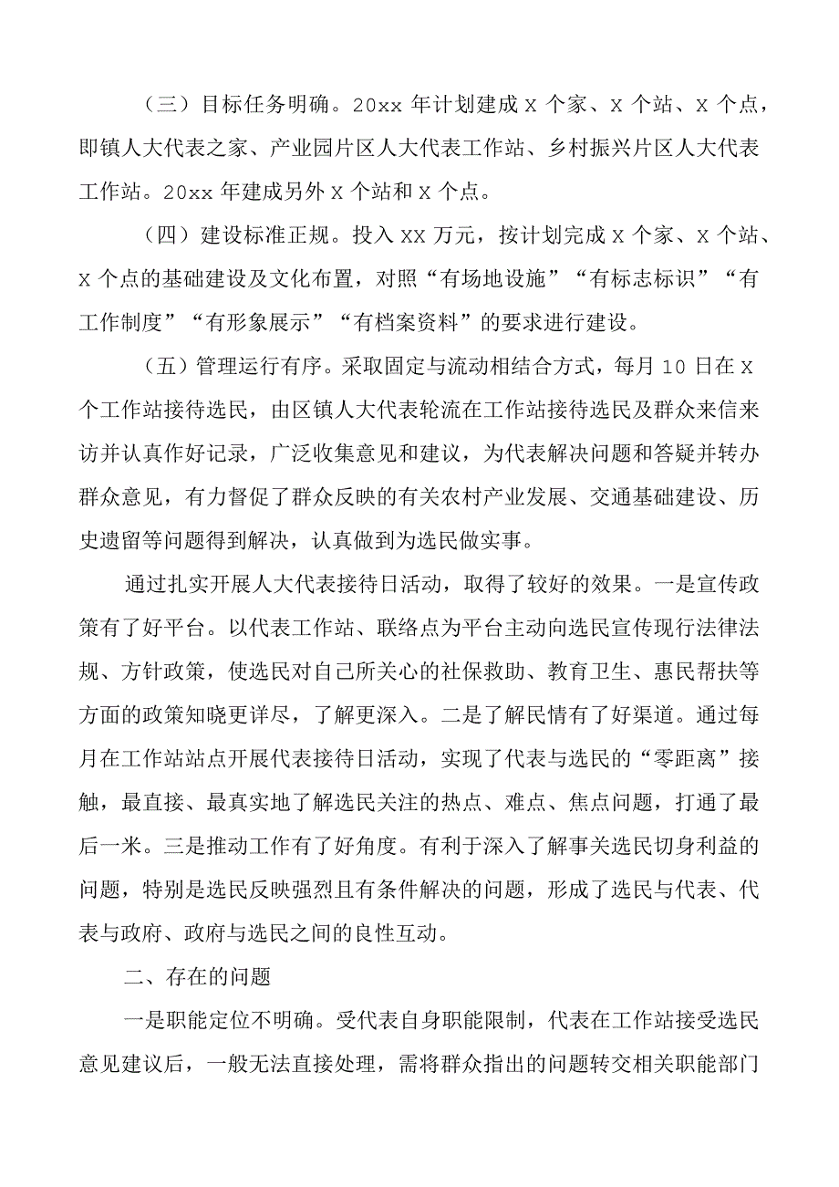 乡镇人大代表履职阵地建设运行工作报告问题建议之家站点汇报总结.docx_第2页