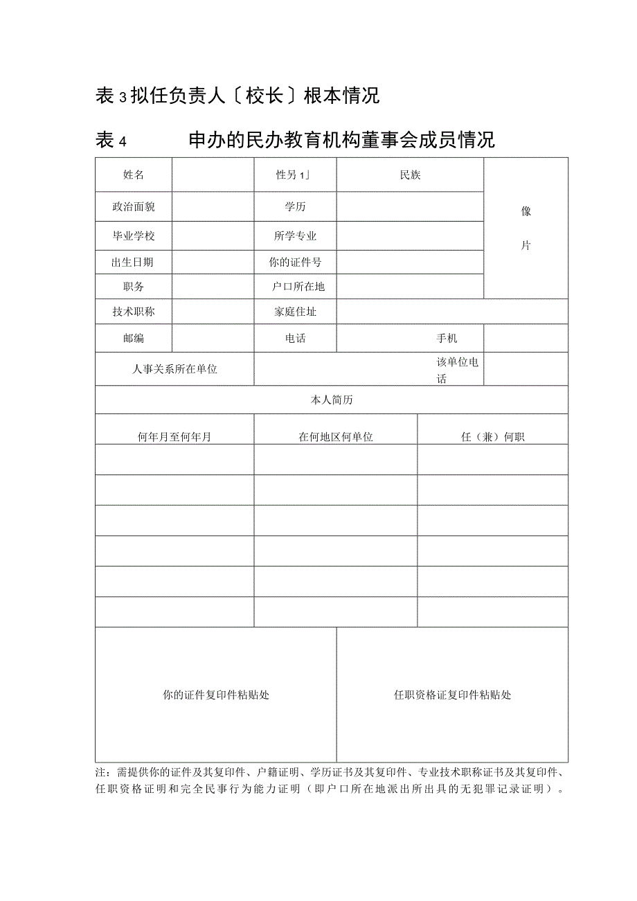 云南省民办教育机构申办审批表.docx_第3页