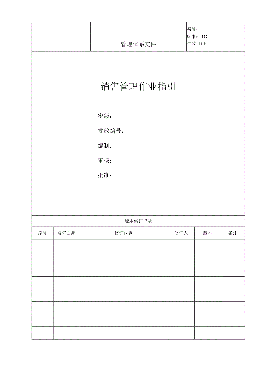 地产销售管理作业指引.docx_第1页