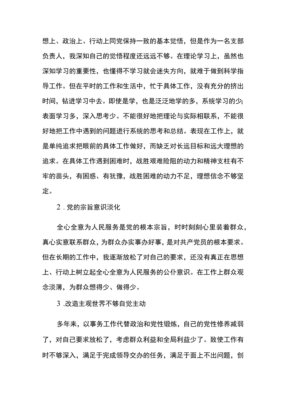 支部书记对照检查.docx_第3页