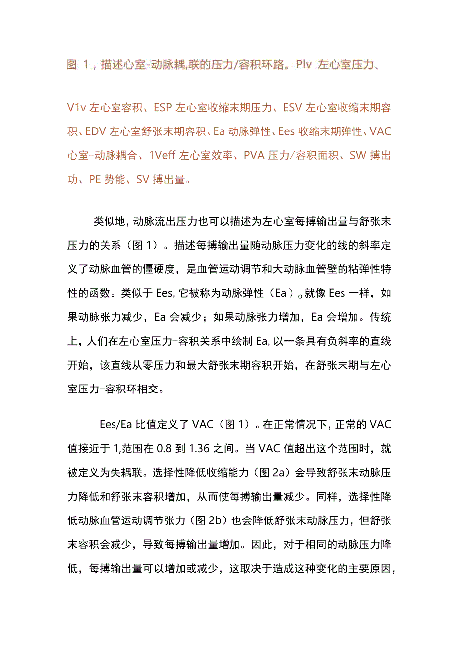 脓毒性休克中心室动脉耦联的病理生理学意义2024.docx_第3页