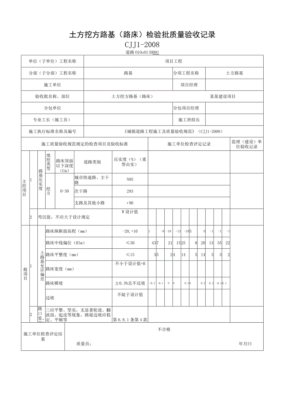 湖南城镇道路工程路基验收记录.docx_第2页