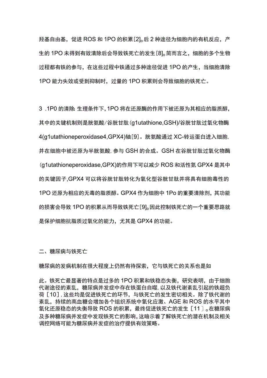 糖尿病并发症中铁死亡相关治疗靶点的研究进展2023.docx_第3页