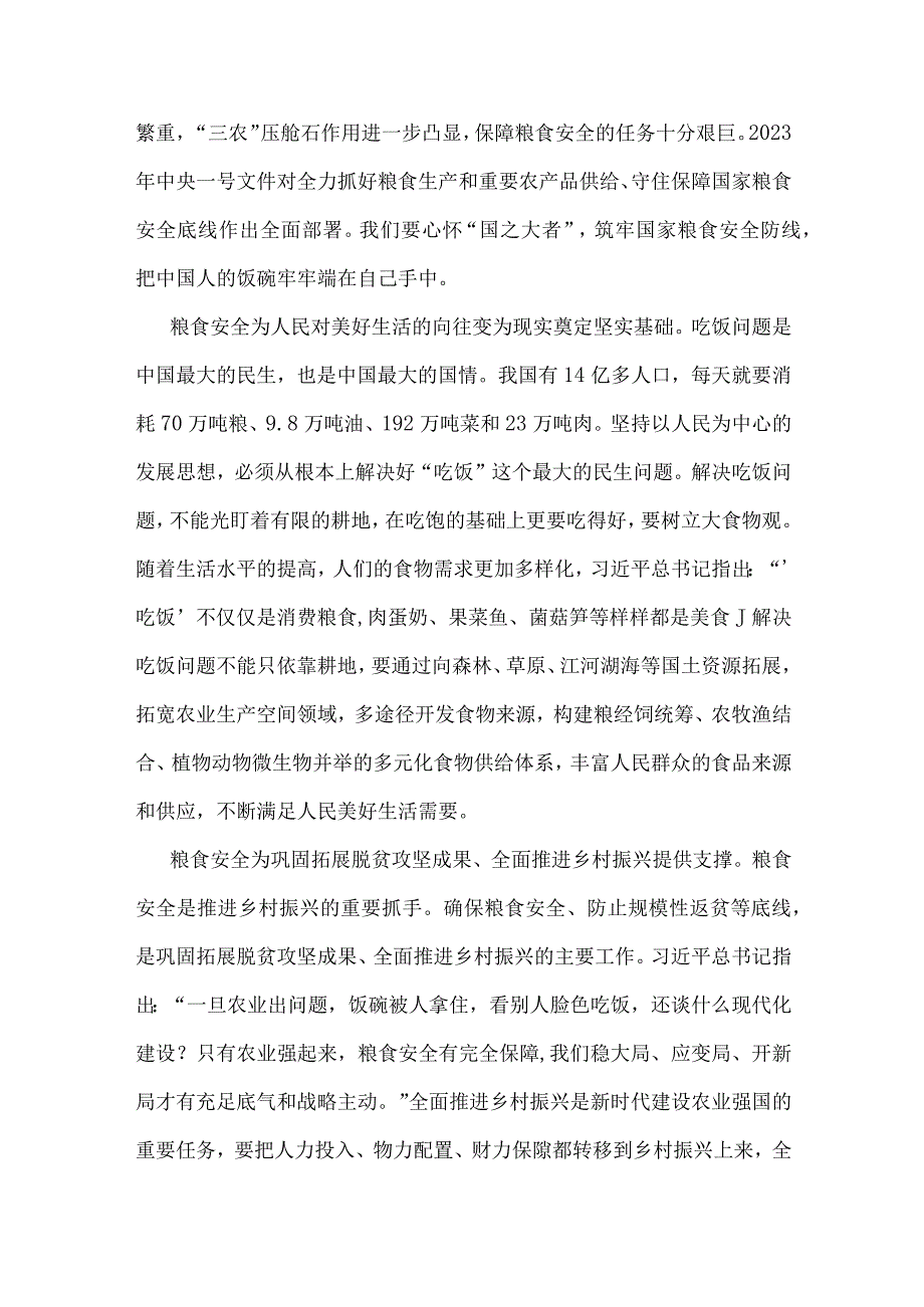 2023年全方位夯实粮食安全根基、民族工作、主题专题党课讲稿例文（四篇）供参考.docx_第3页