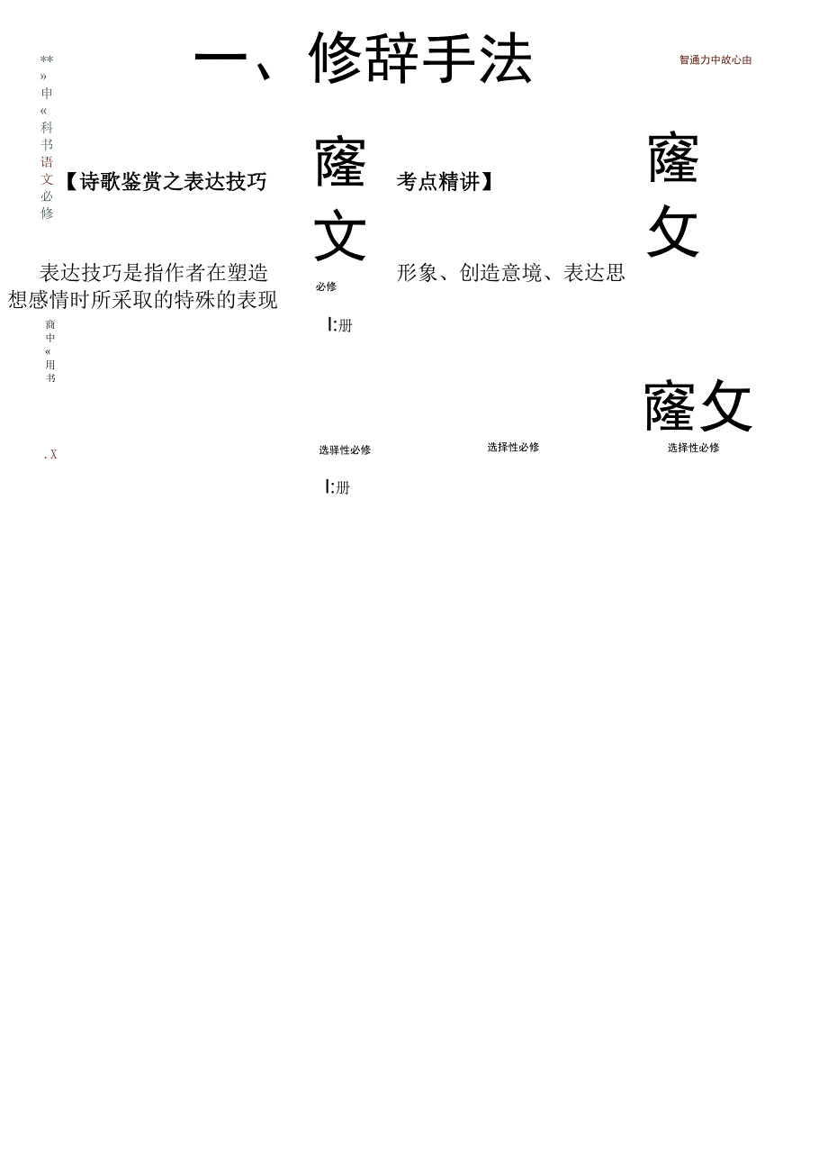 【回归课本教考结合】讲透古诗鉴赏【修辞手法】.docx_第2页