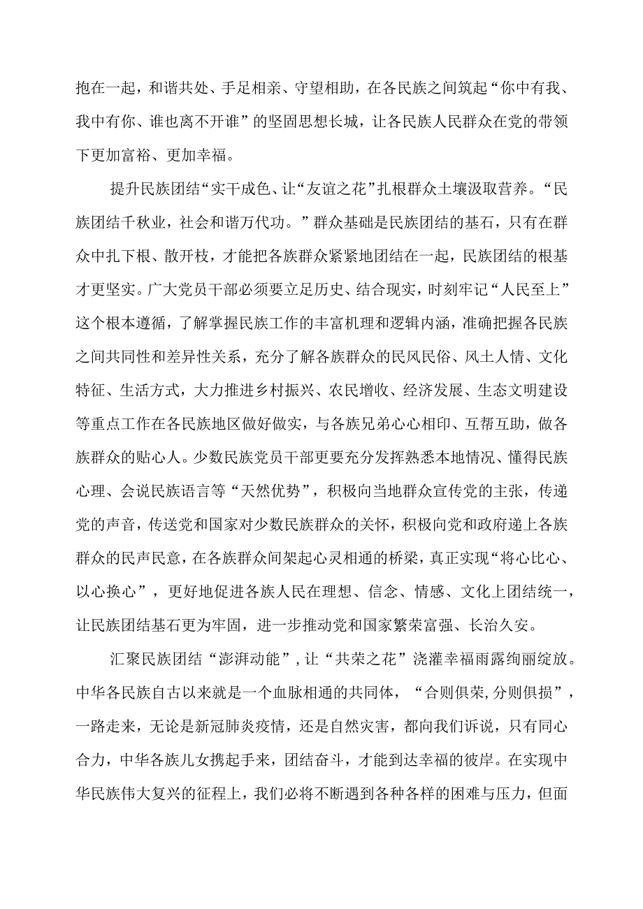 党课讲稿：让“民族团结”之花永远绚丽盛开.docx_第2页