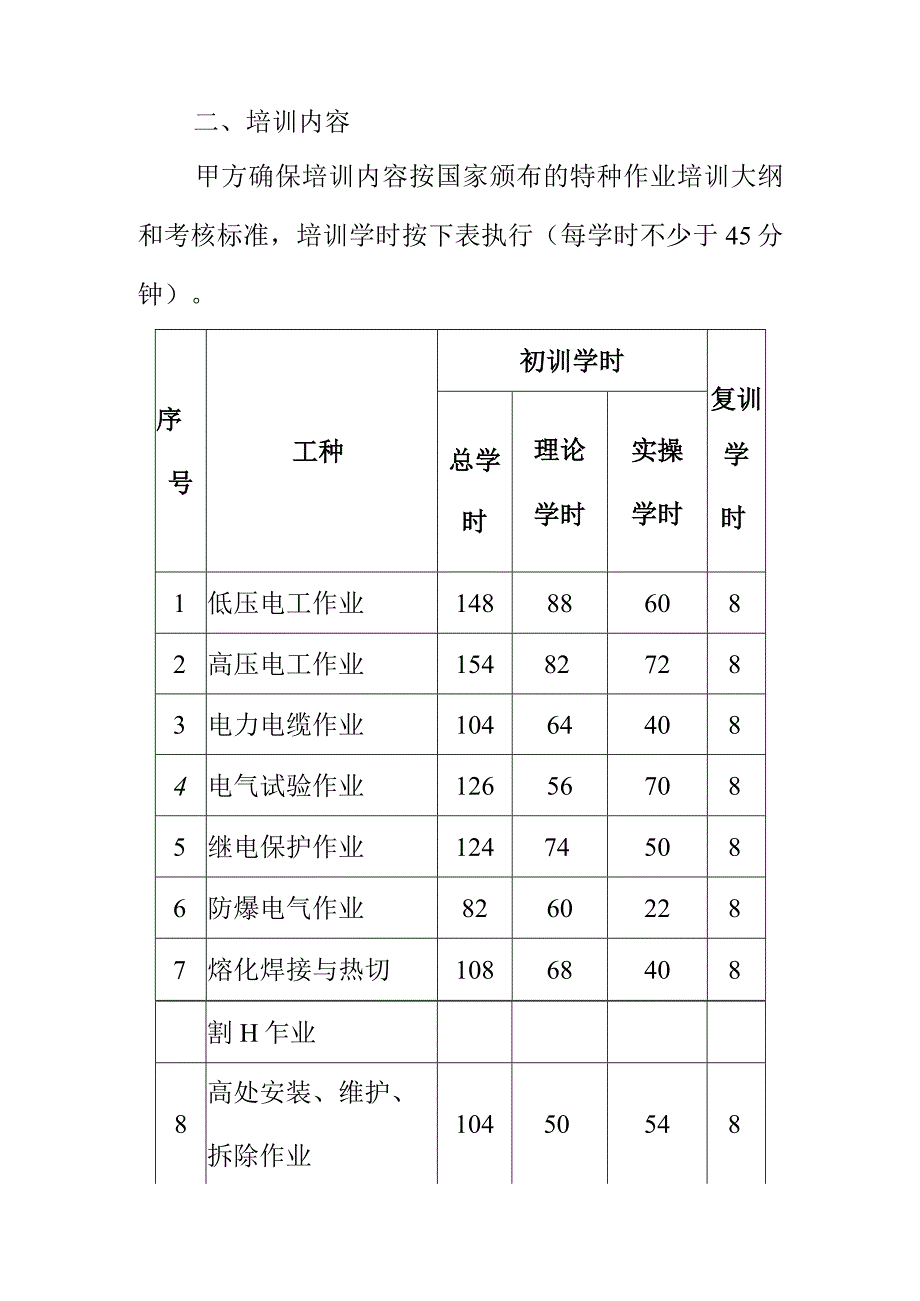 XX市安全生产培训服务合同（特种作业人员）.docx_第2页