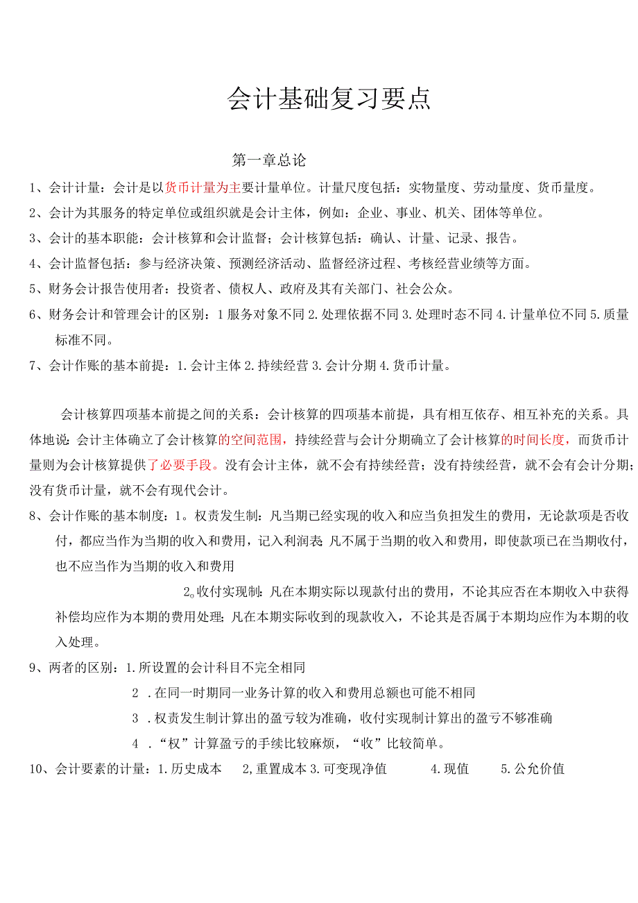 会计基础复习要点.docx_第1页