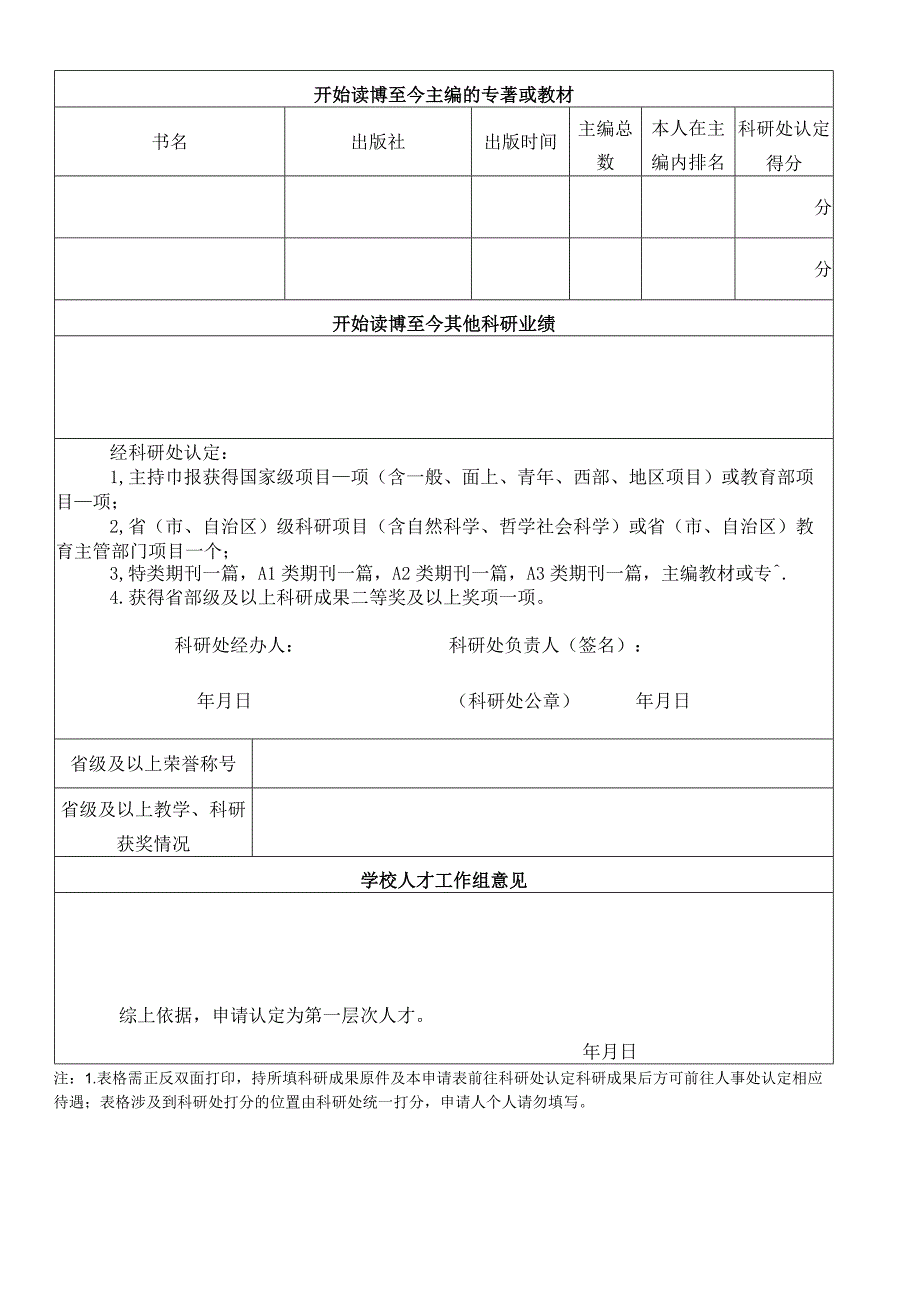 3.内蒙古财经大学引进（培养）高层次人才待遇认定申请表.docx_第2页