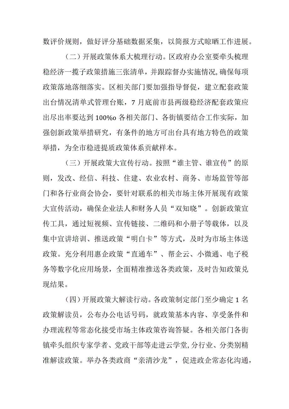 关于全面开展强化政策集成落地攻坚十大行动的通知.docx_第2页