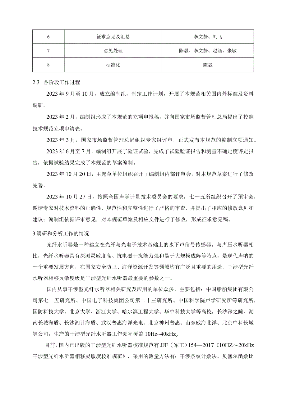 干涉型光纤水听器相移灵敏度（差分延时外差解调法）校准规范编制说明.docx_第3页