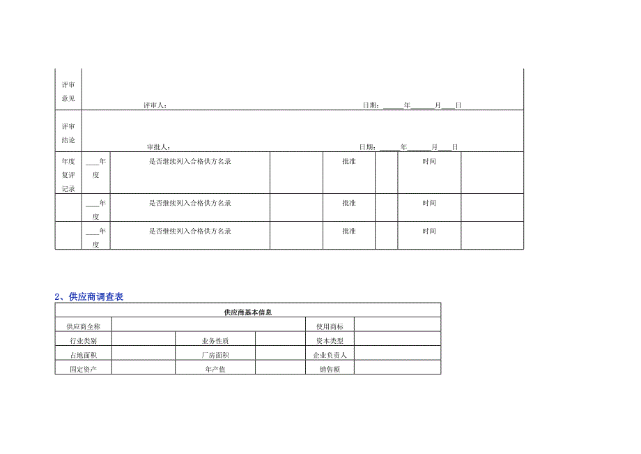 供应商管理常用表格模版.docx_第2页