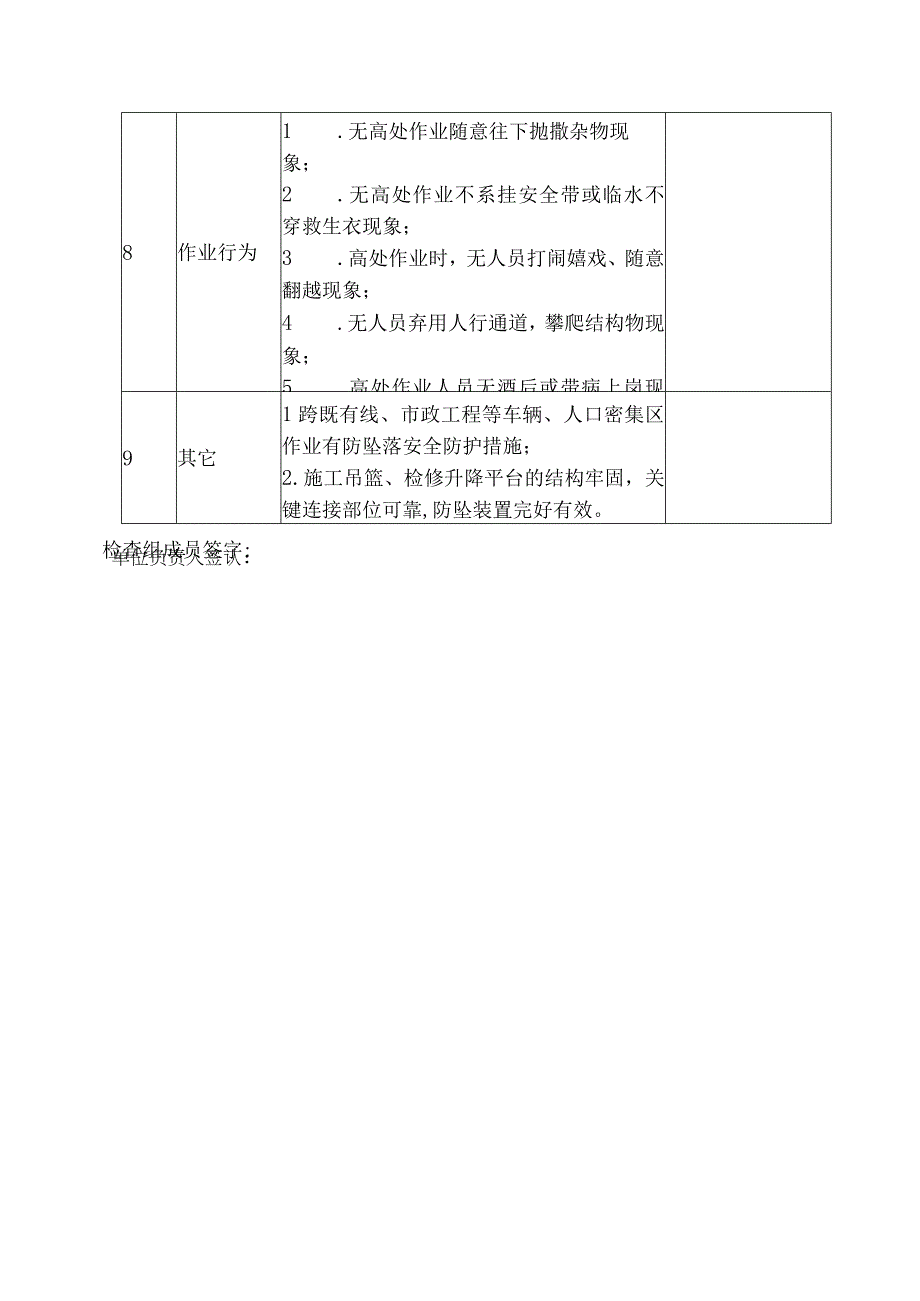 防高处坠落安全专项治理检查记录表.docx_第3页