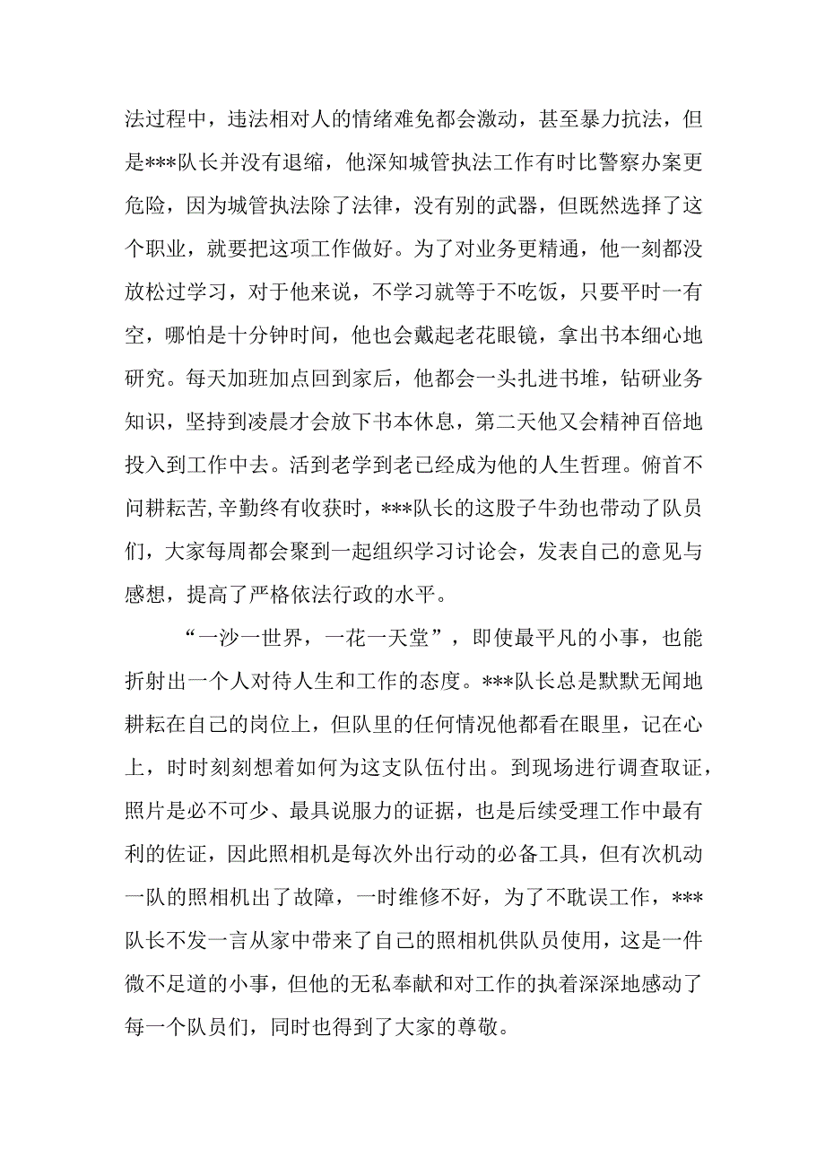 平凡岗位铸忠诚 尽心尽责为城管.docx_第2页