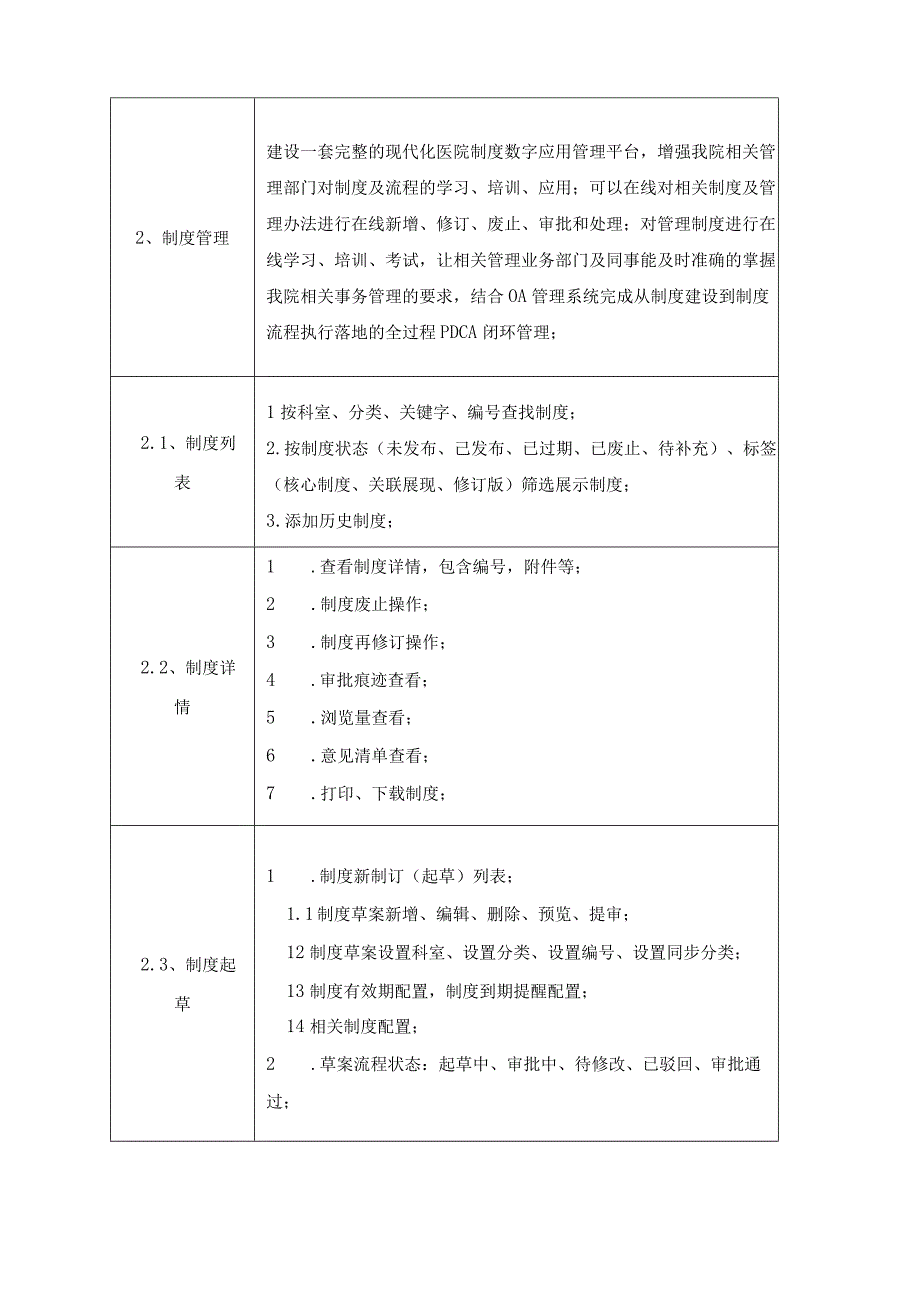 XX市XX医院行政管理系统建设采购需求.docx_第3页