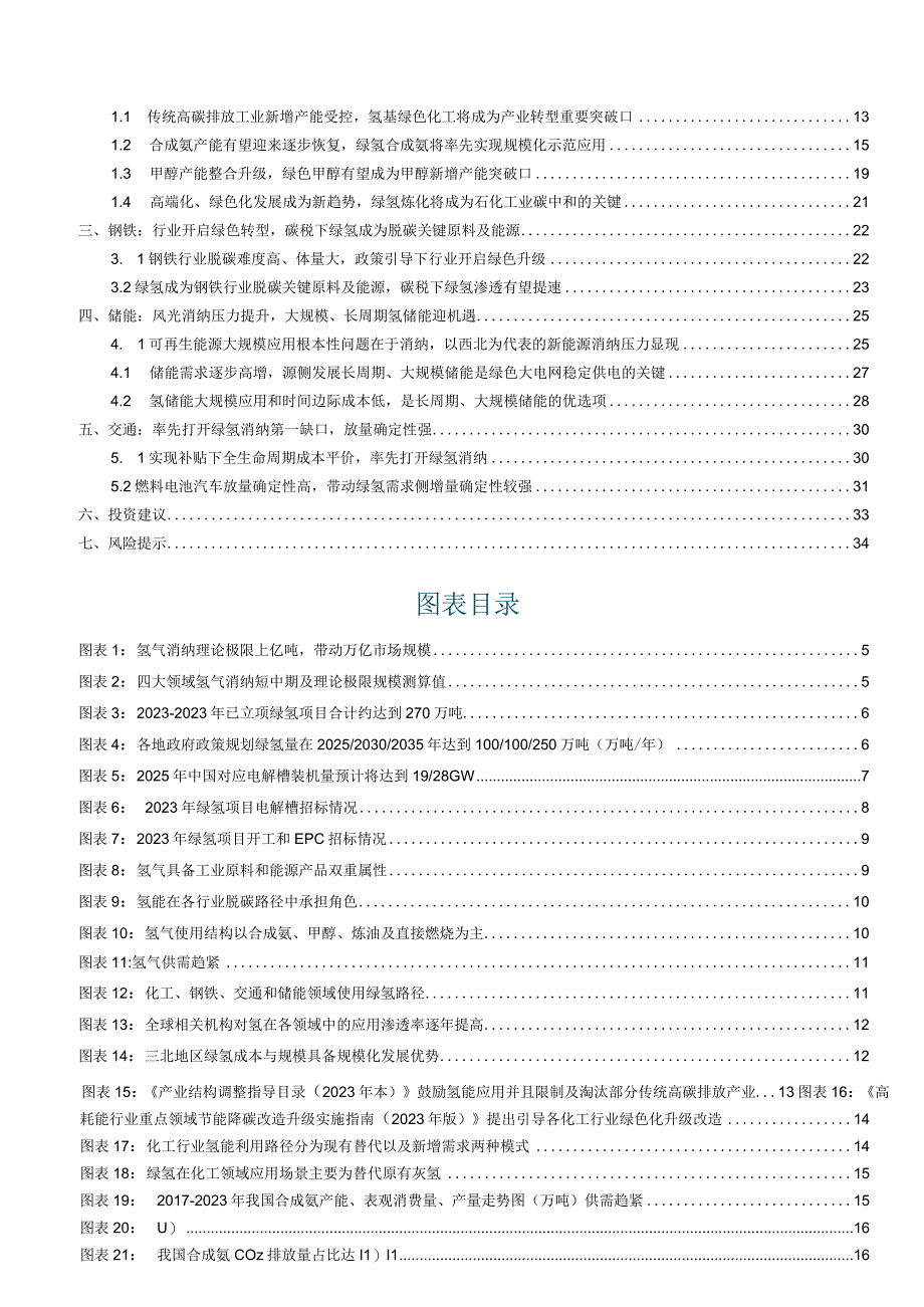 2023氢能＆燃料电池行业产业链系列报告之十六：潜在亿吨放量空间绿氢消纳及驱动力探讨.docx_第2页