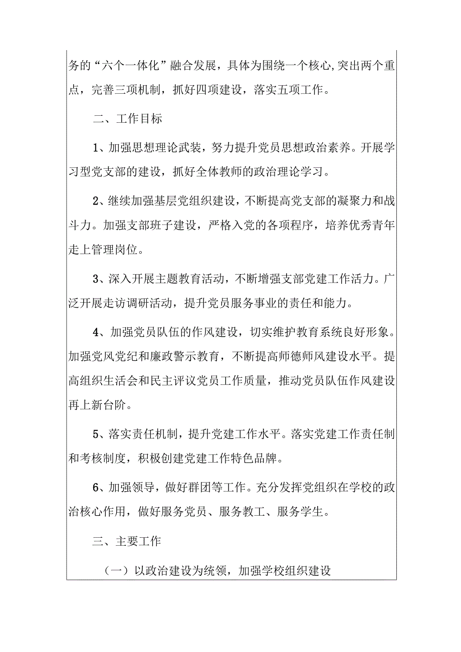 2024年中小学党建工作计划（最新版）.docx_第2页