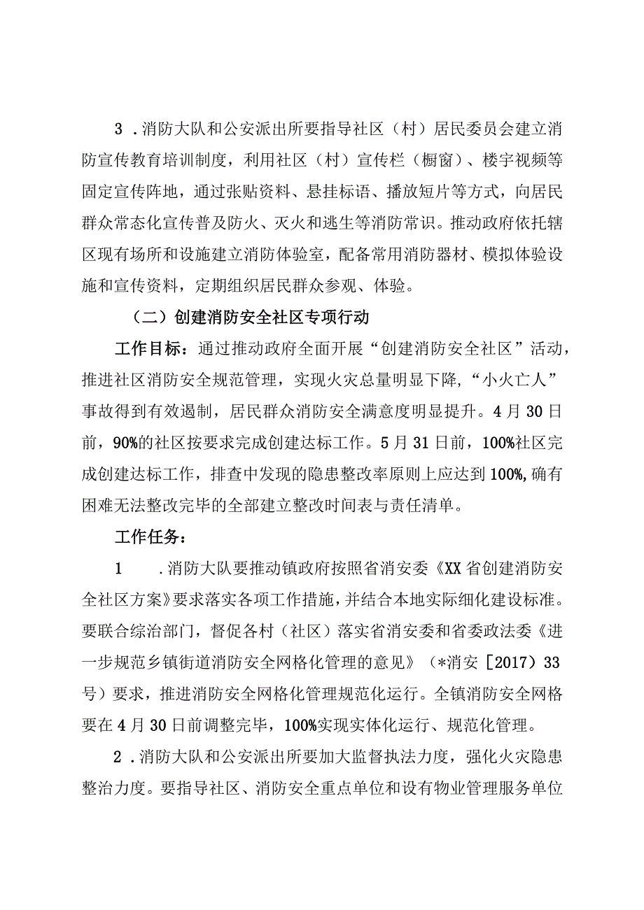 乡镇“除火患、保平安”消防安全三大专项行动方案.docx_第3页