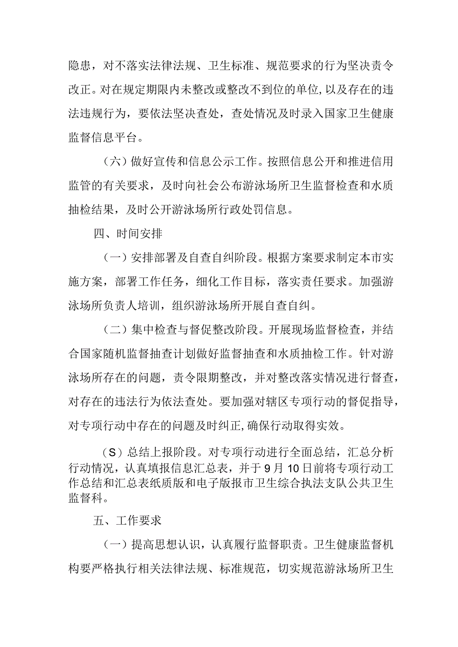 XX县游泳场所卫生专项执法行动工作方案.docx_第3页