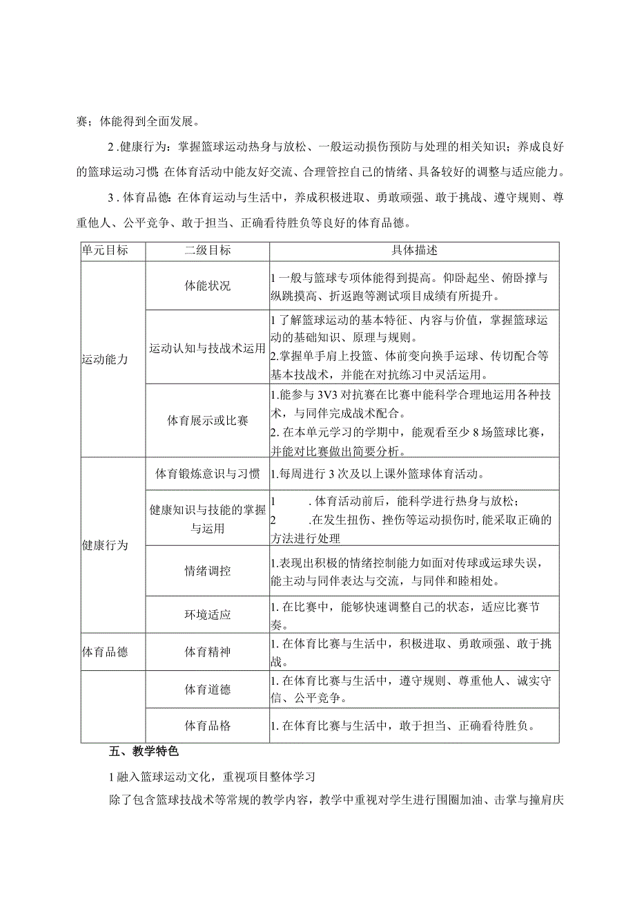 【新课标】水平四（八年级）体育《篮球：体前变向换手运球突破投篮》教学设计及教案（附大单元教学计划36课时）.docx_第2页