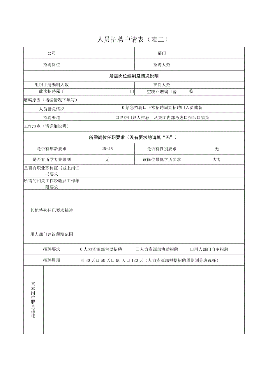 人员招聘申请表填写范本.docx_第2页