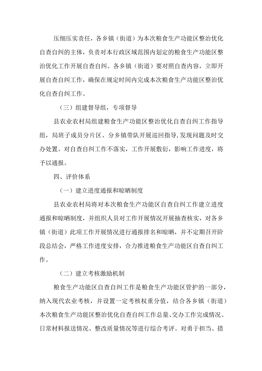 XX县粮食生产功能区整治优化自查自纠工作实施方案.docx_第3页