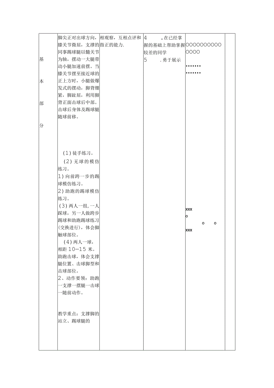 体育与健康《足球：学习脚背正面踢定位球技术》公开课教案.docx_第2页