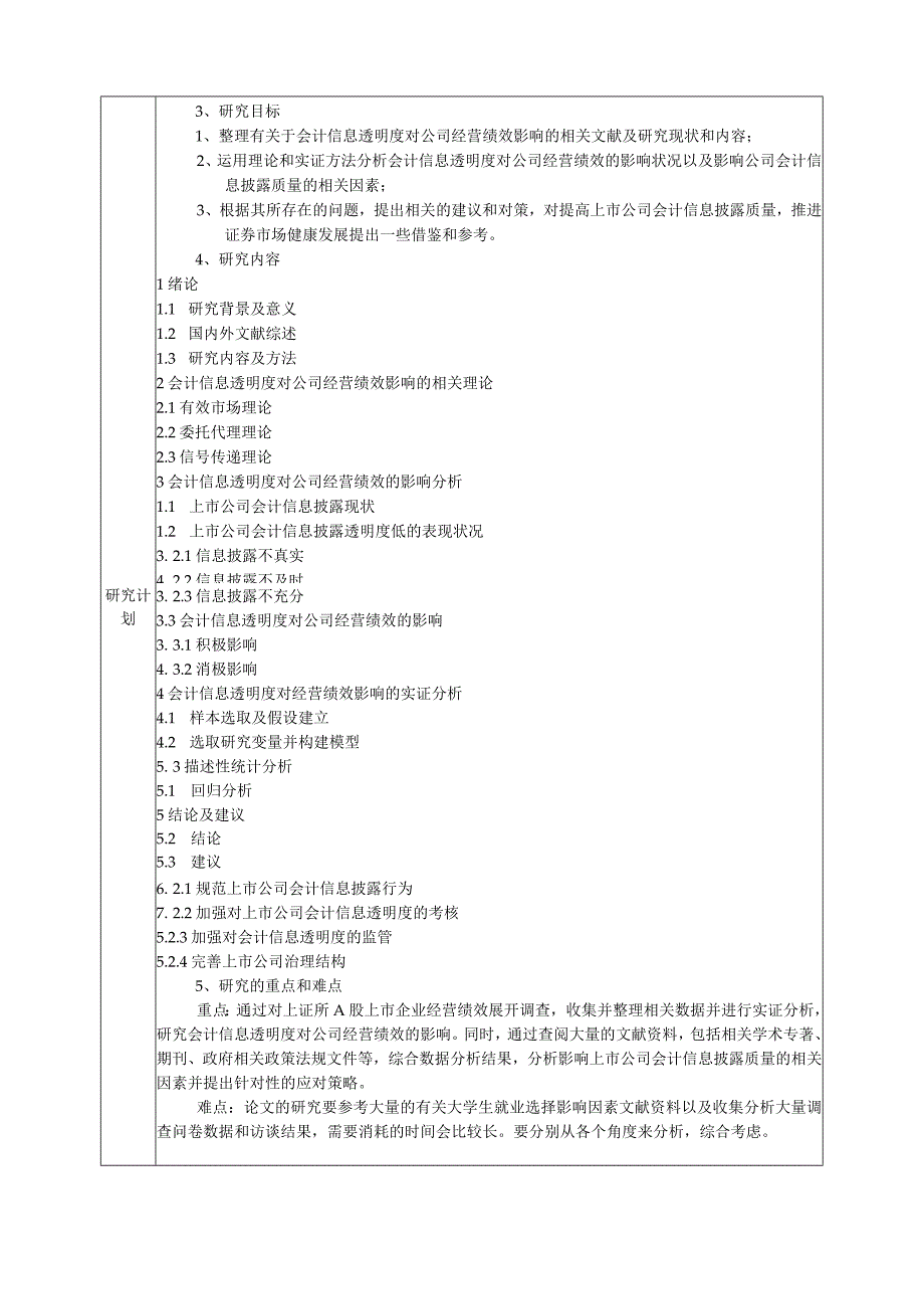 【《会计信息透明度对公司经营绩效的影响研究》开题报告2200字】.docx_第3页