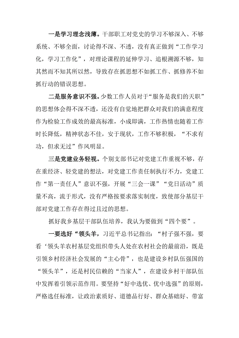 以高质量党建引领农村队伍建设党课讲稿.docx_第2页