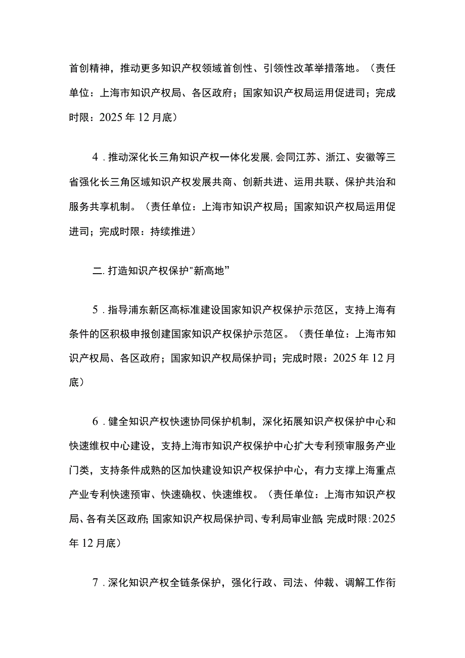 上海市人民政府 国家知识产权局共建高水平改革开放知识产权强市2023—2025年工作要点.docx_第2页