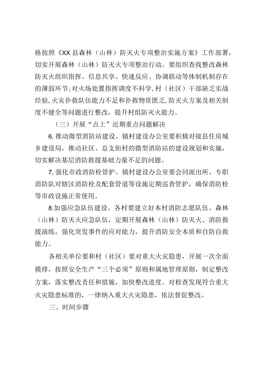 乡镇火灾防治专项整治实施方案.docx_第3页