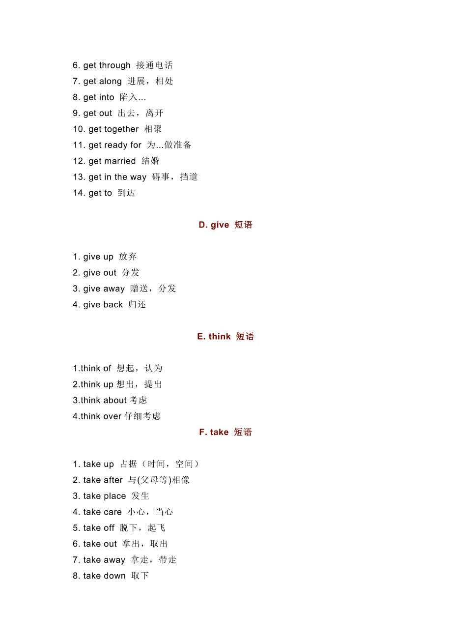 初中资料：英语重点必背短语总结.docx_第2页