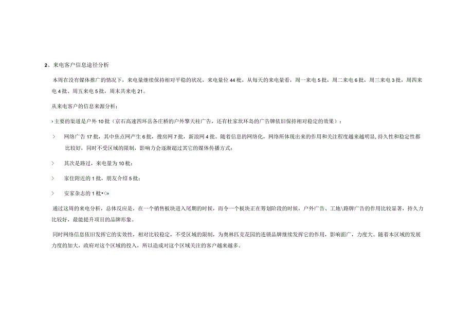 北京中体奥林匹克花园项目咨询客户周报.docx_第2页