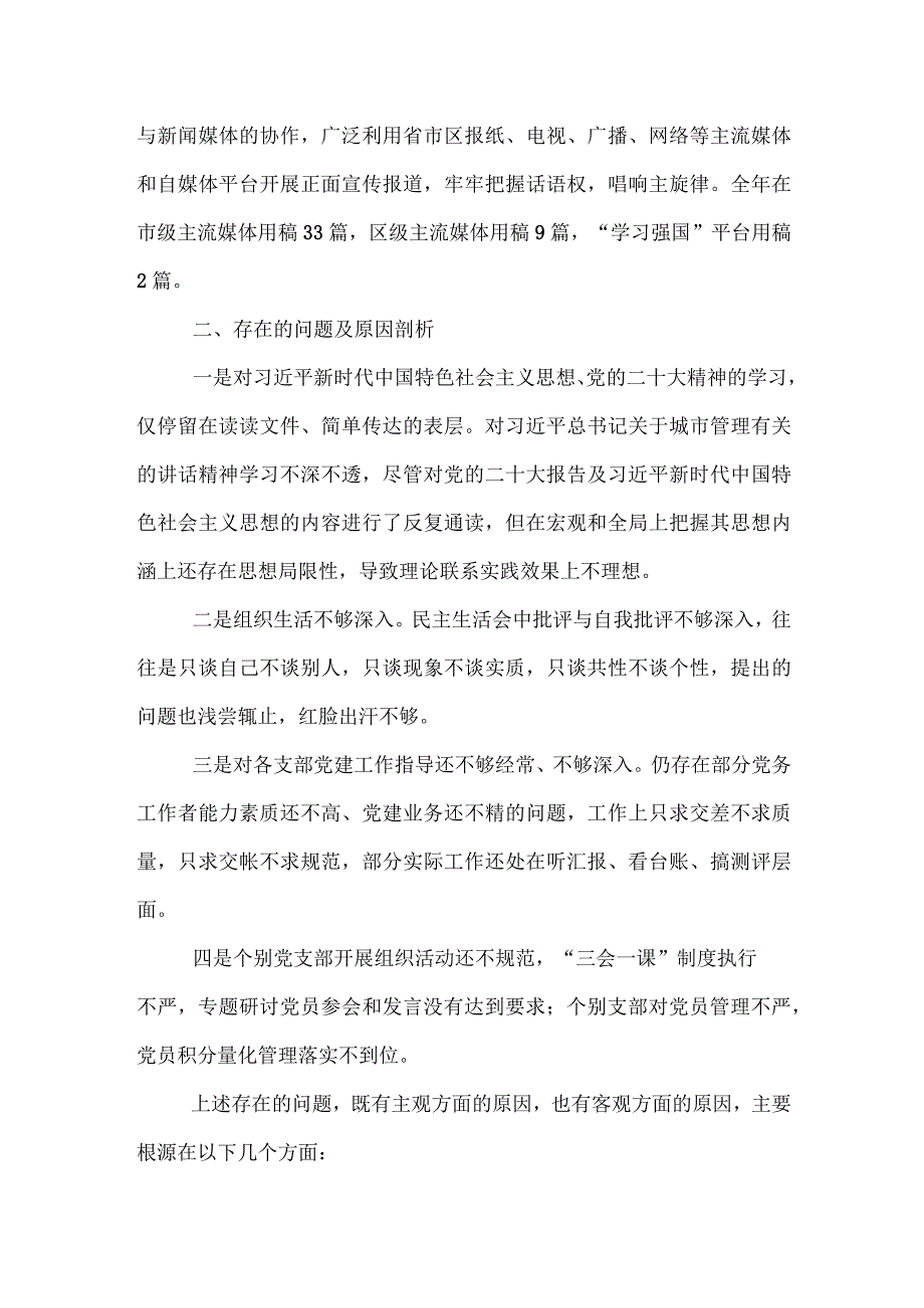 区综合执法局党总支书记抓基层党建述职报告.docx_第3页