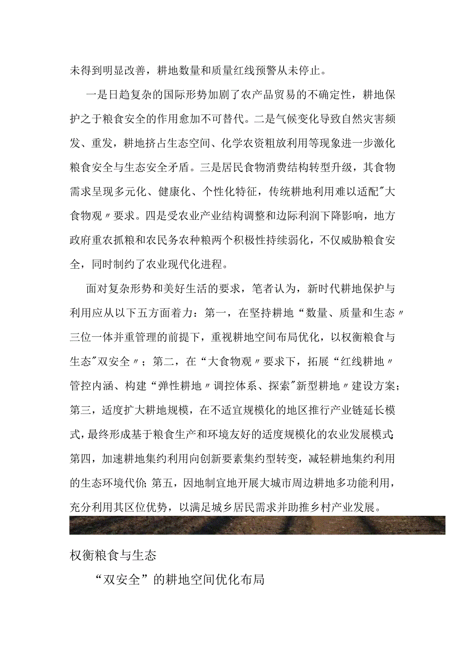 关于耕地保护与利用的新模式新思考.docx_第2页