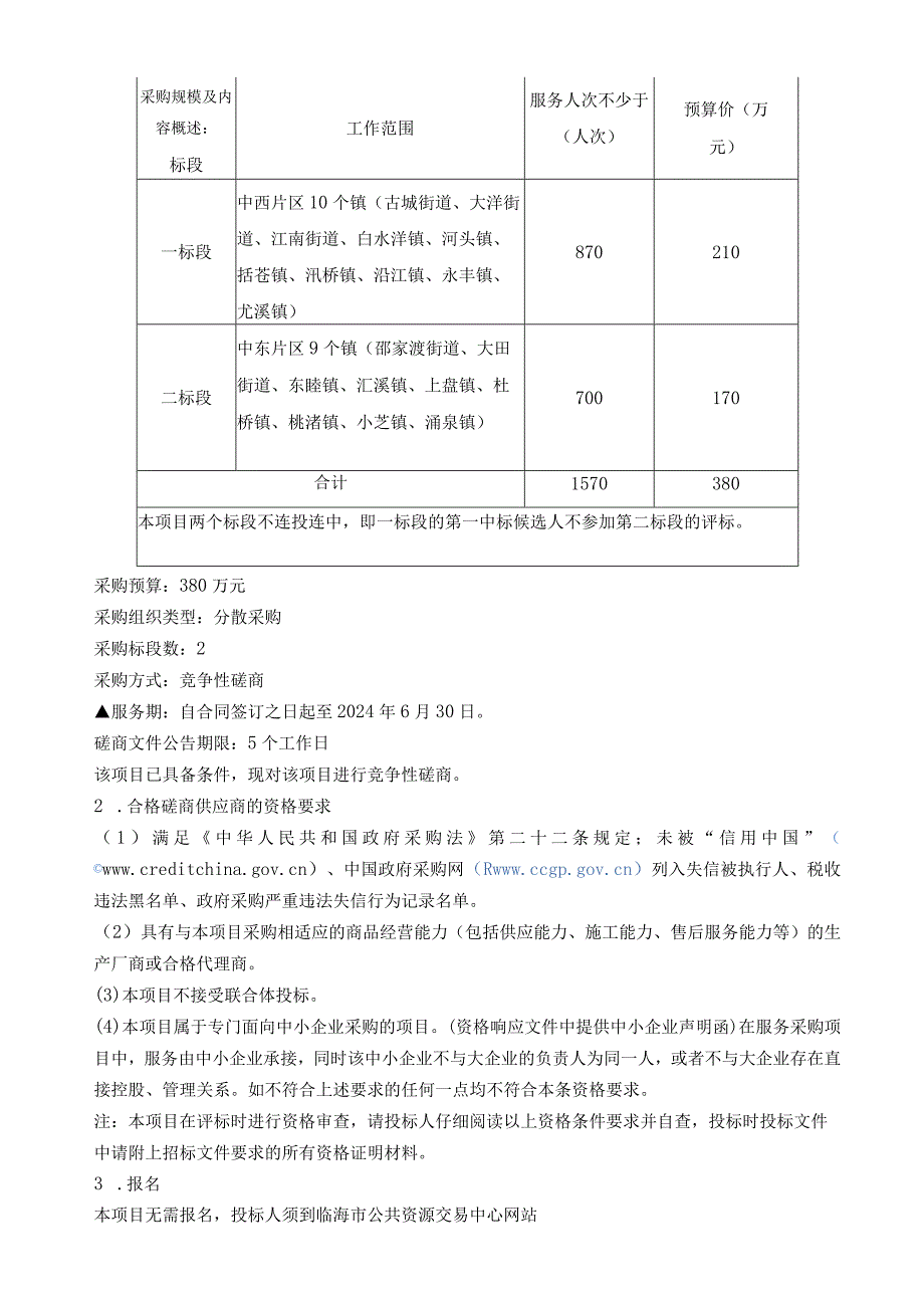 居家养老服务提升行动项目招标文件.docx_第2页