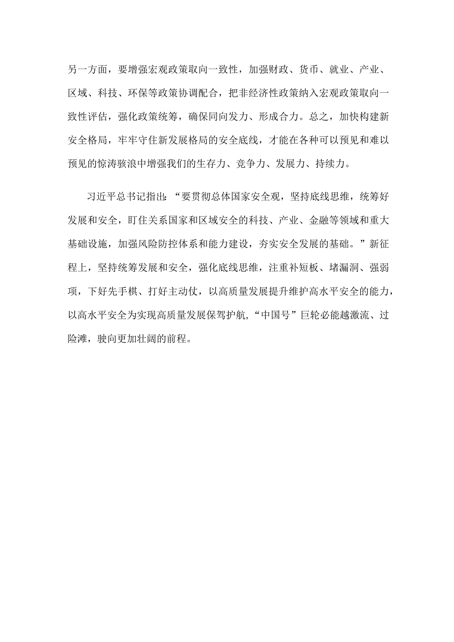 坚持高质量发展和高水平安全良性互动心得体会.docx_第3页