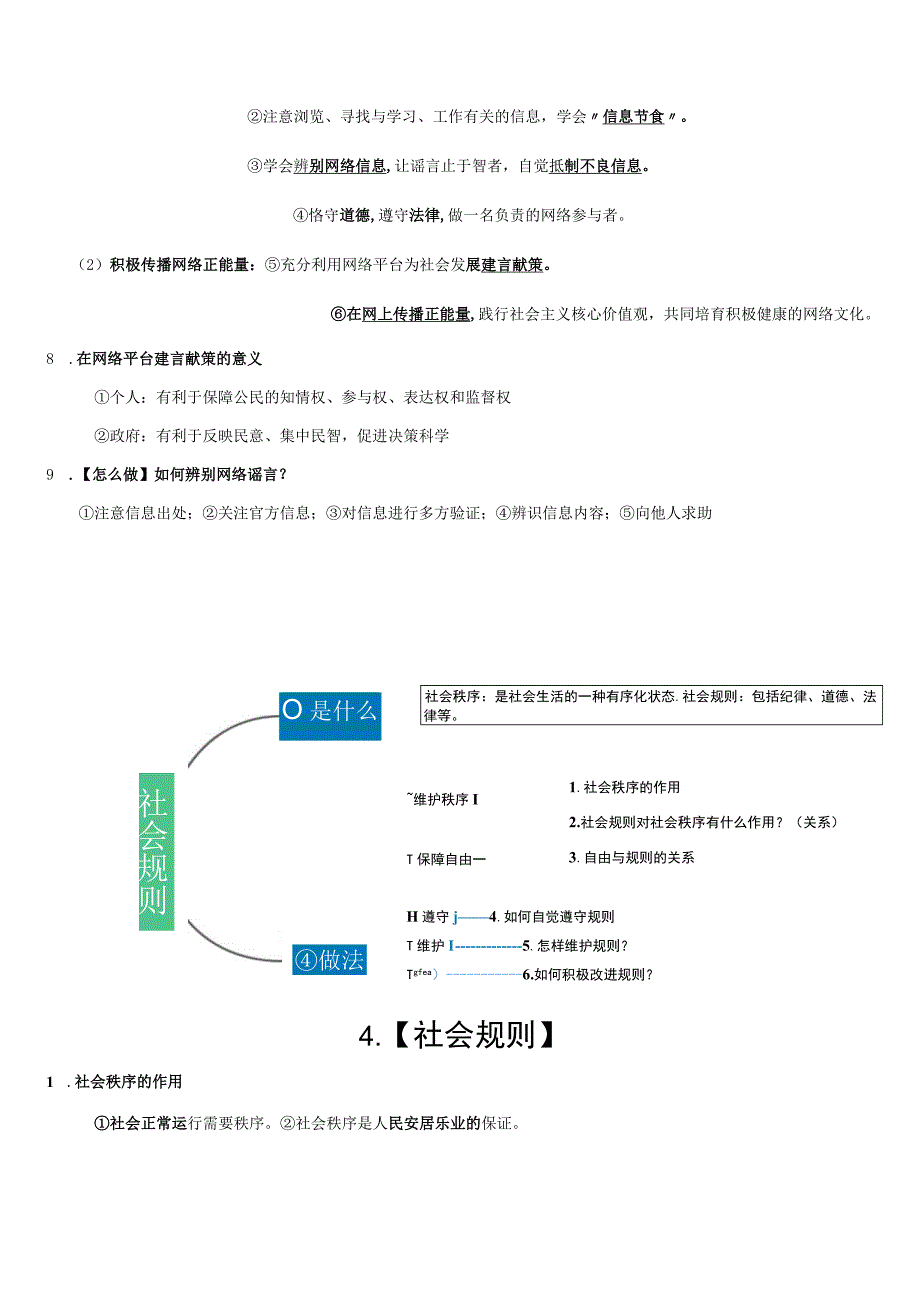 统编版八年级上册道德与法治期末复习知识点背诵提纲（实用！）.docx_第3页