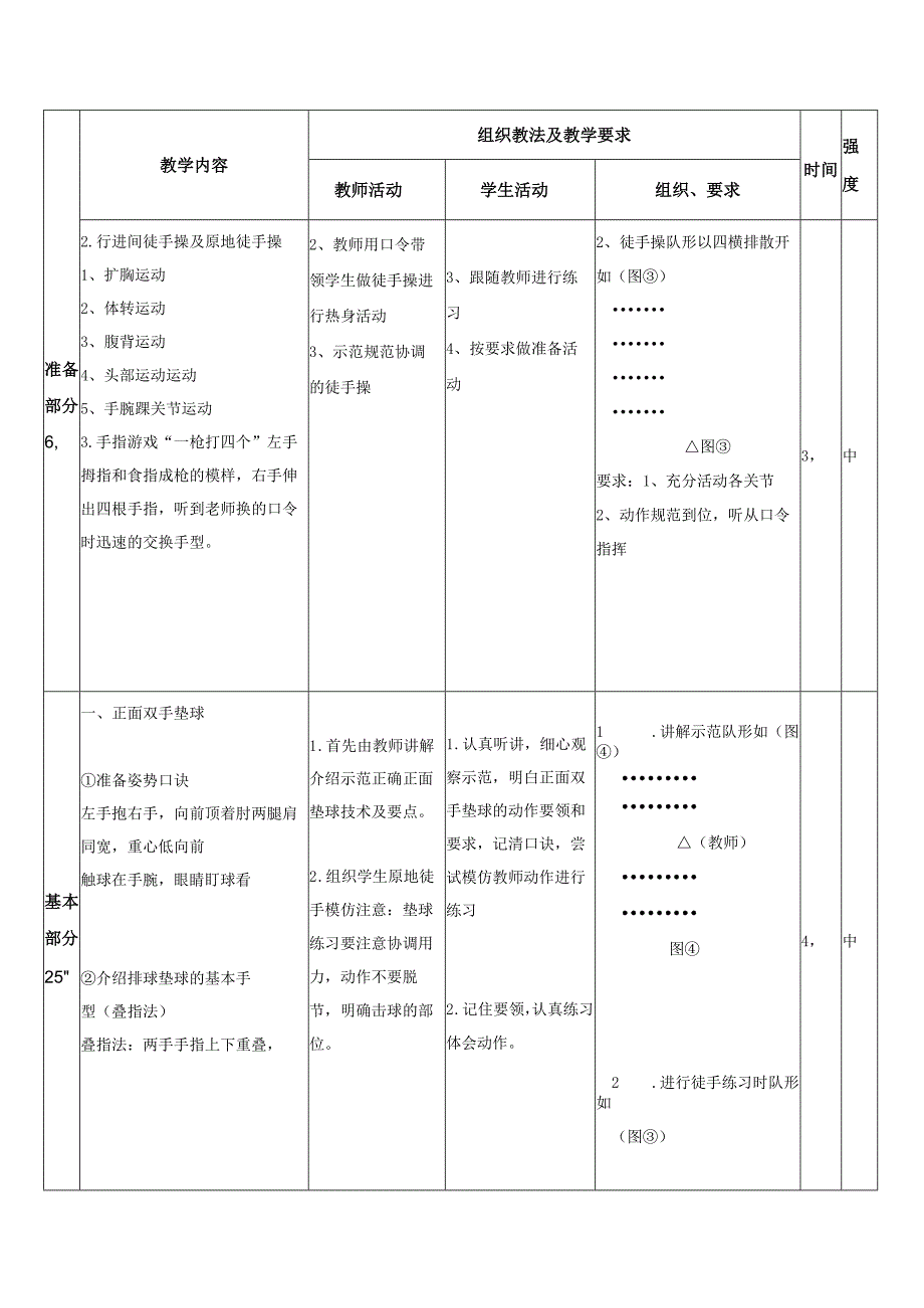 水平三（五、六年级）体育《排球正面双手垫球》公开课教案及教学反思.docx_第2页