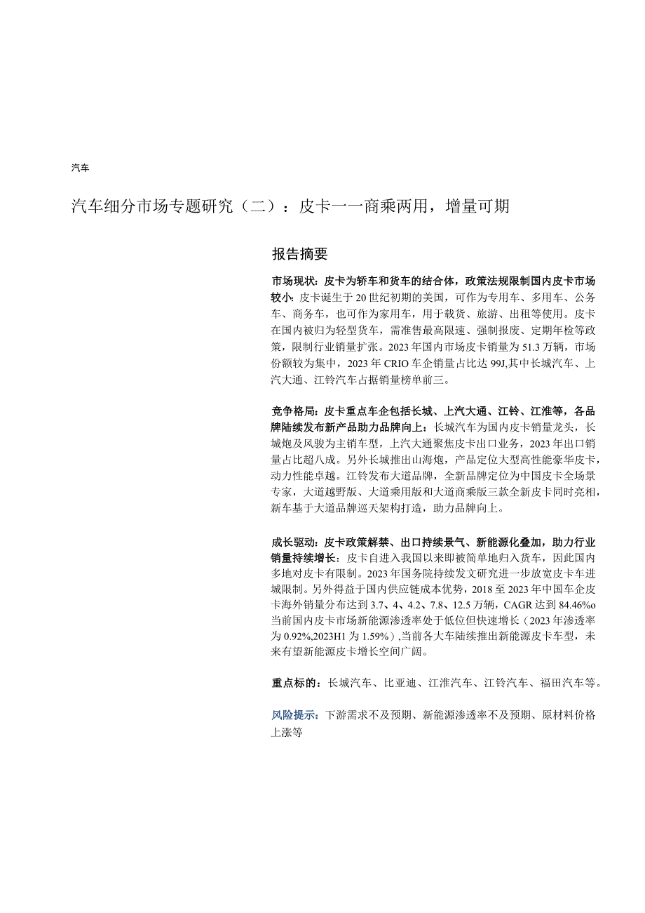 皮卡报告2023.docx_第1页