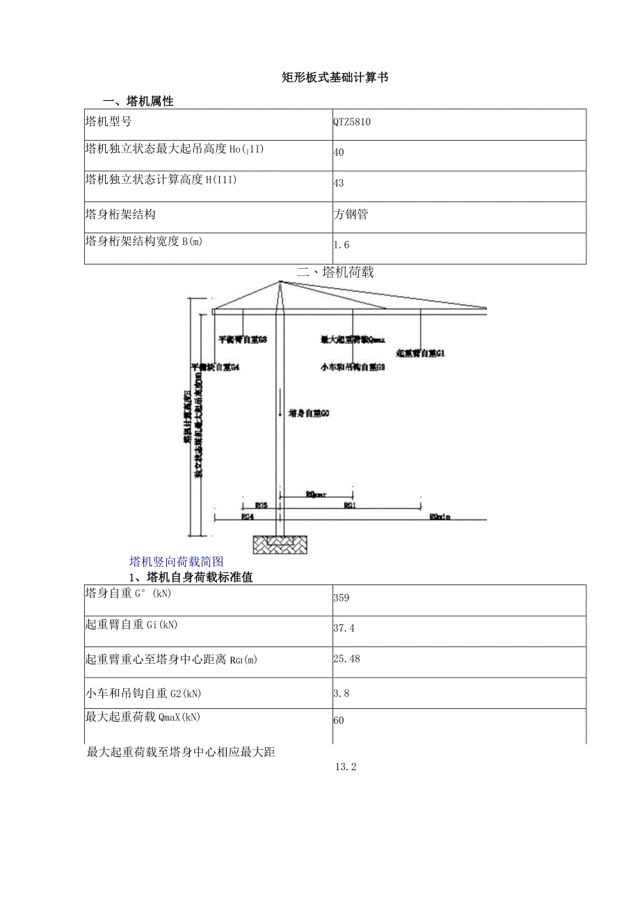 超高层塔吊基础施工方案（矩形板式基础）.docx_第3页