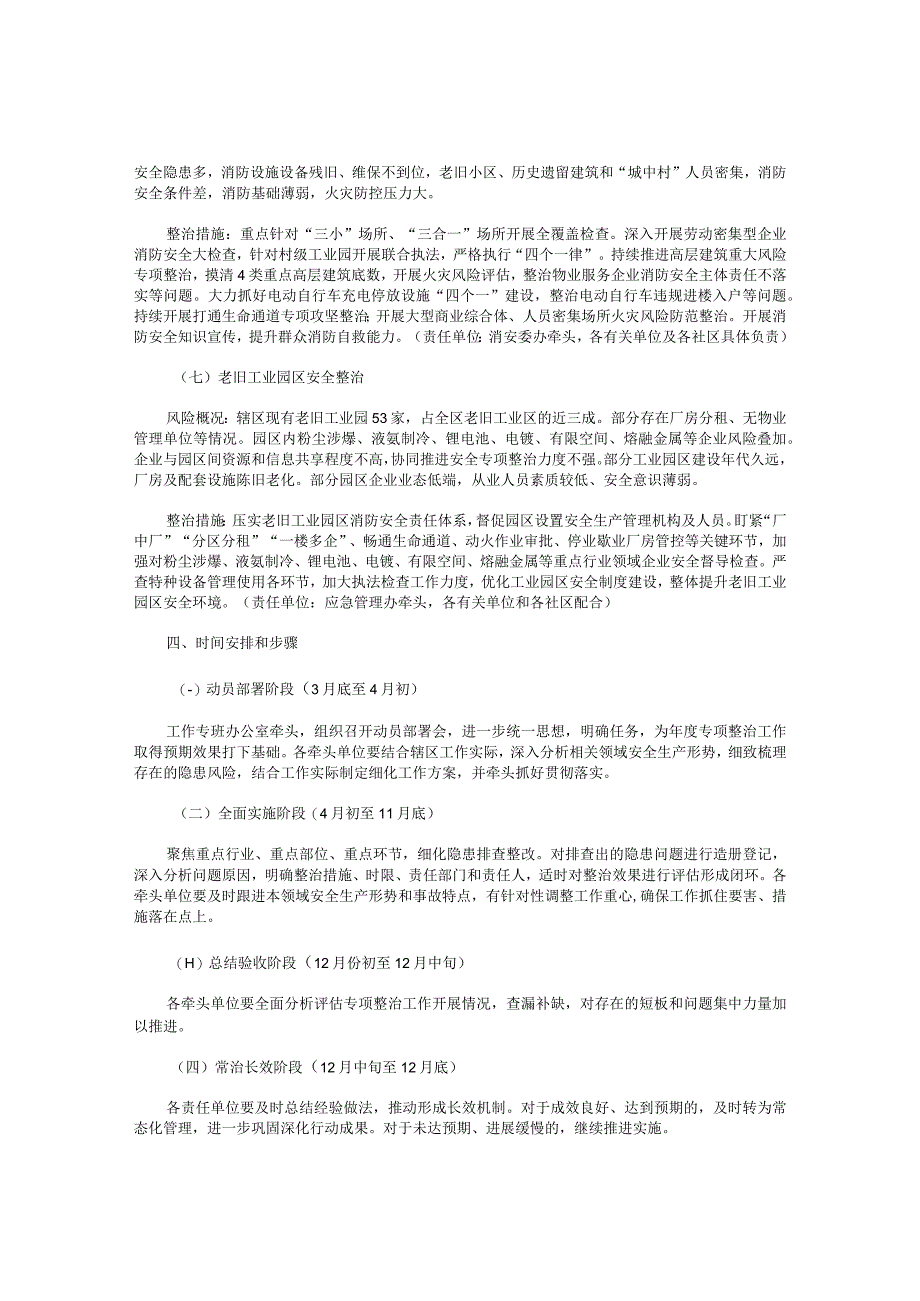 街道2023年安全生产领域防范化解突出风险开展隐患排查整治总体工作方案.docx_第3页