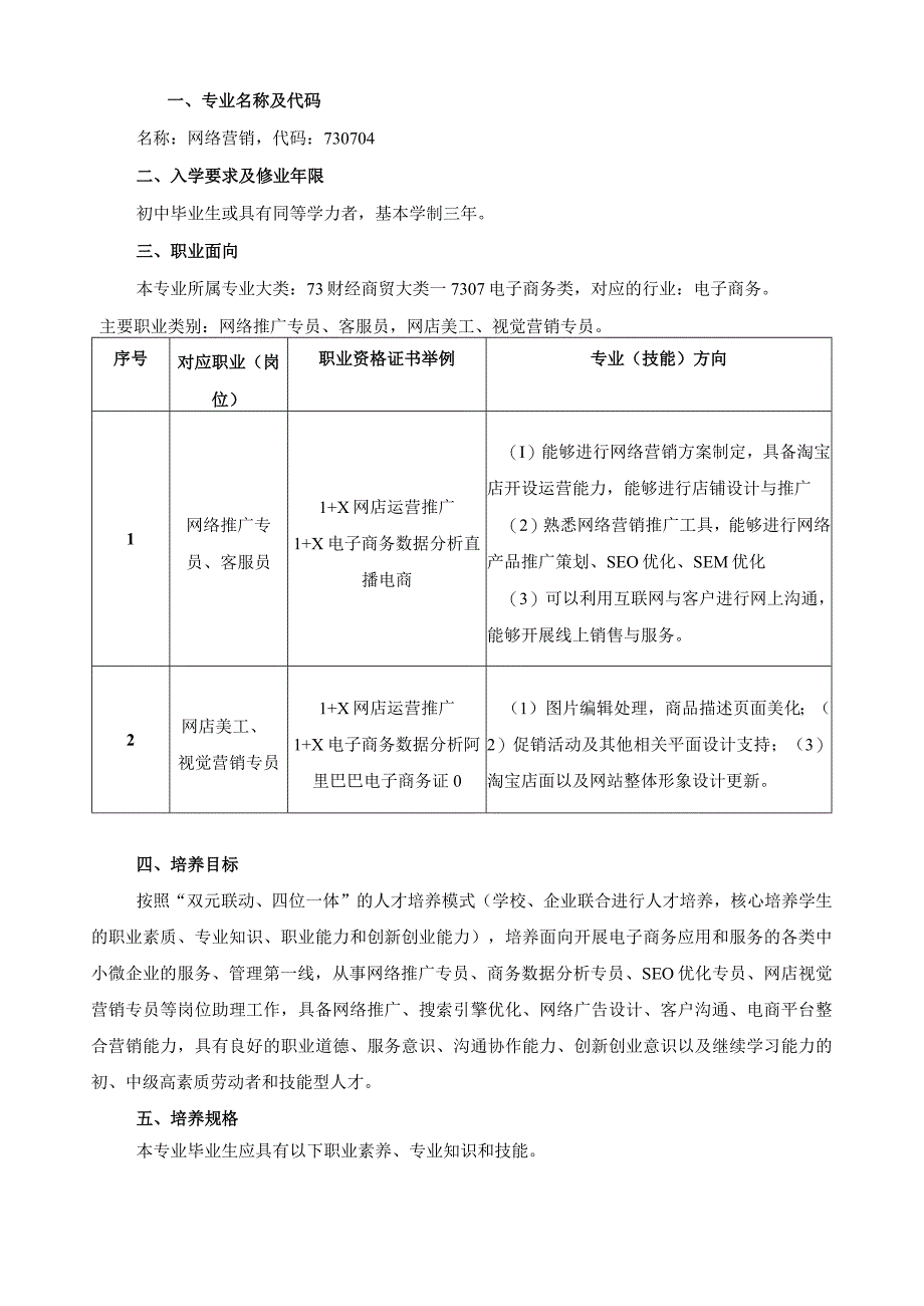 2022级网络营销专业人才培养方案.docx_第3页